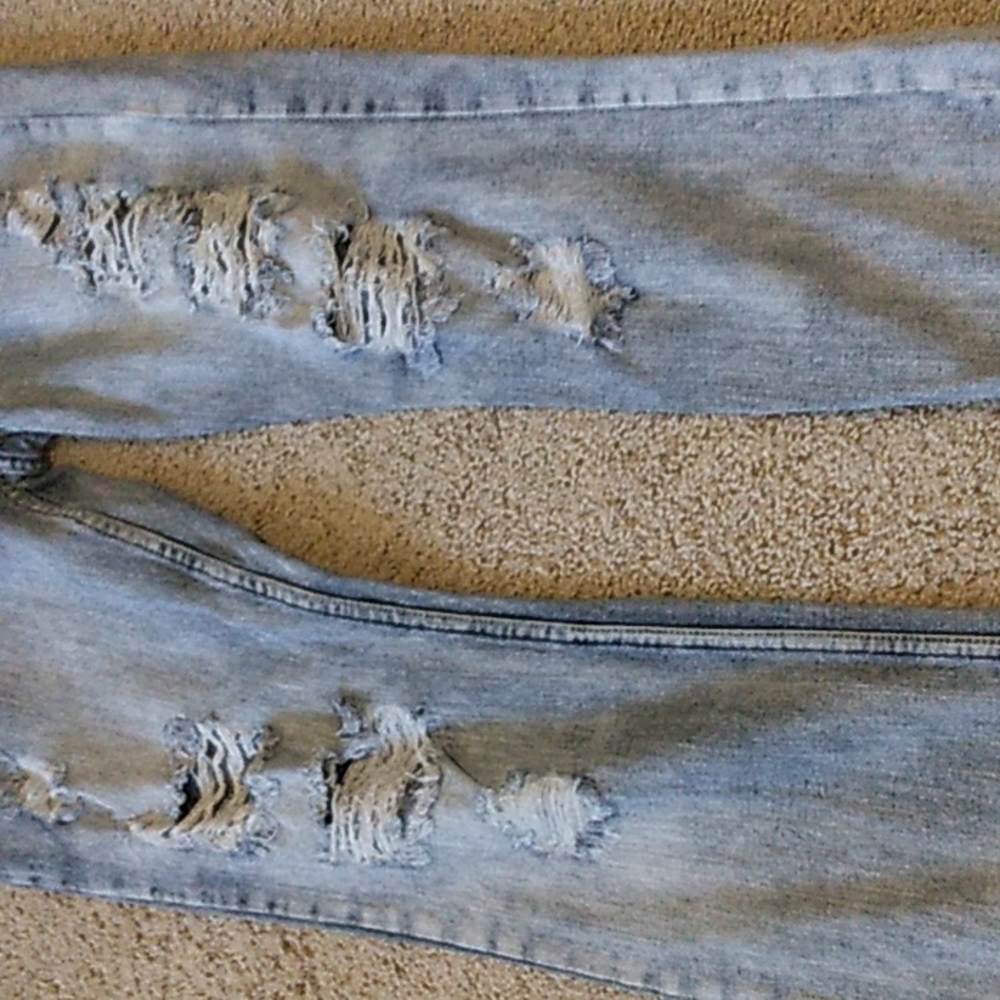 Mens fly paper distressed straight fit Jens size 38/32